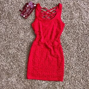 forever 21 red dress